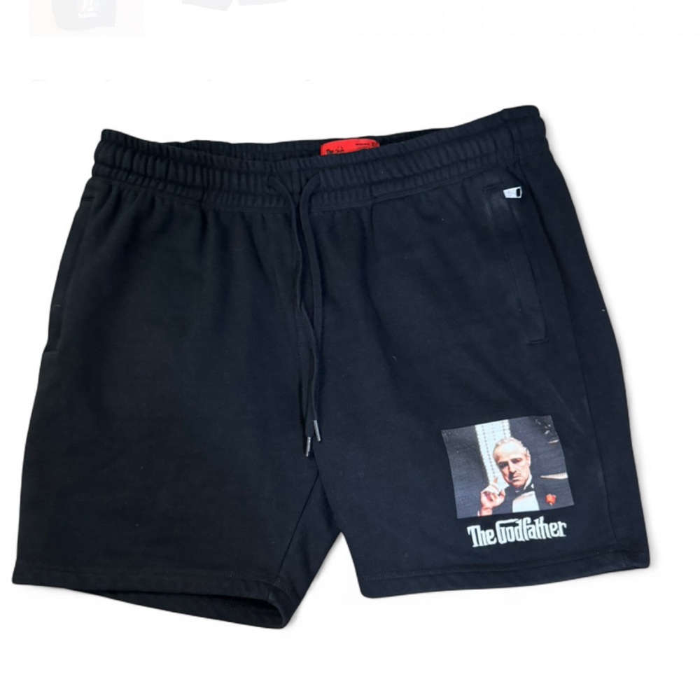 The Godfather Black Athletic Shorts